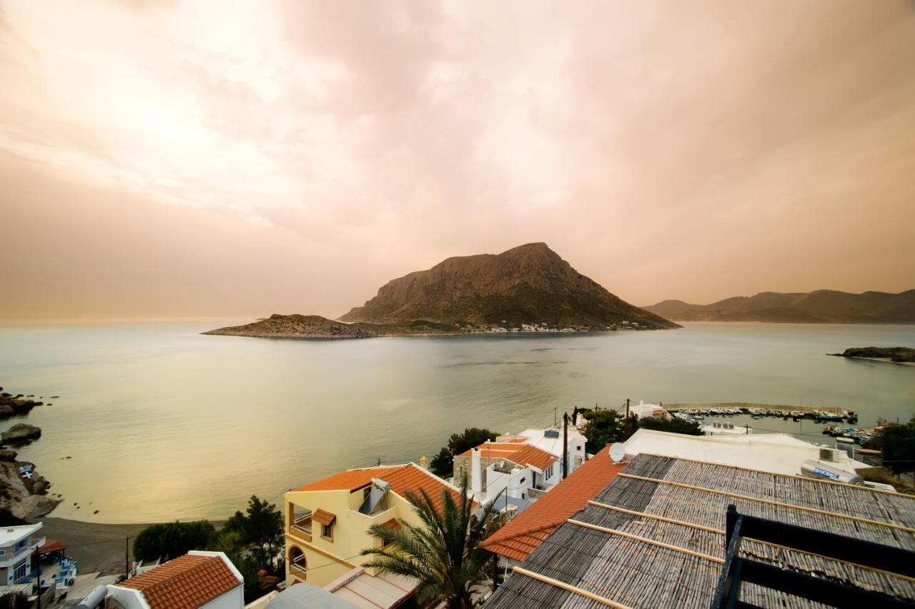 Blue Dawn Kalymnos Aparthotel Myrties Екстериор снимка